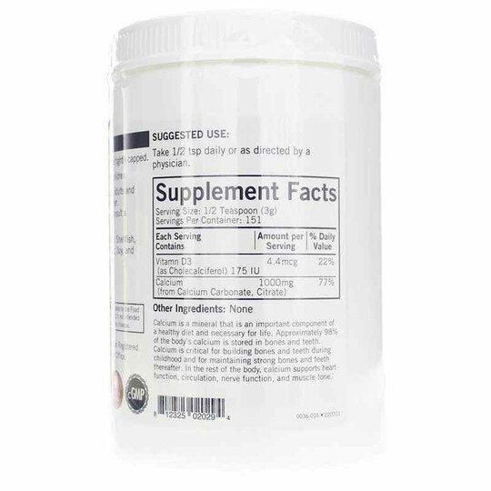 Calcium with Vitamin D-3 Powder, KRK